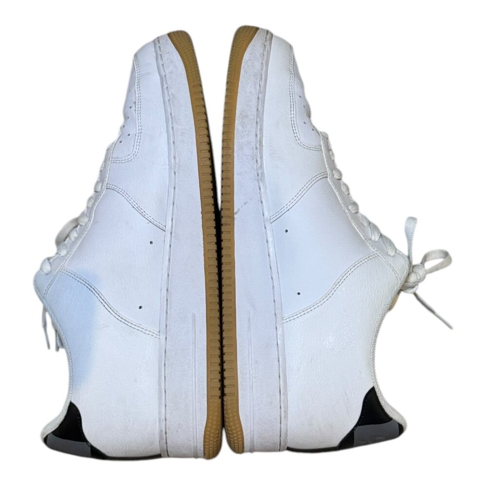 Nike Air Force 1 '07 LV8 NBA Men's Shoes White Pure Platinum CT2298 100 Size 14 - Picture 5 of 10